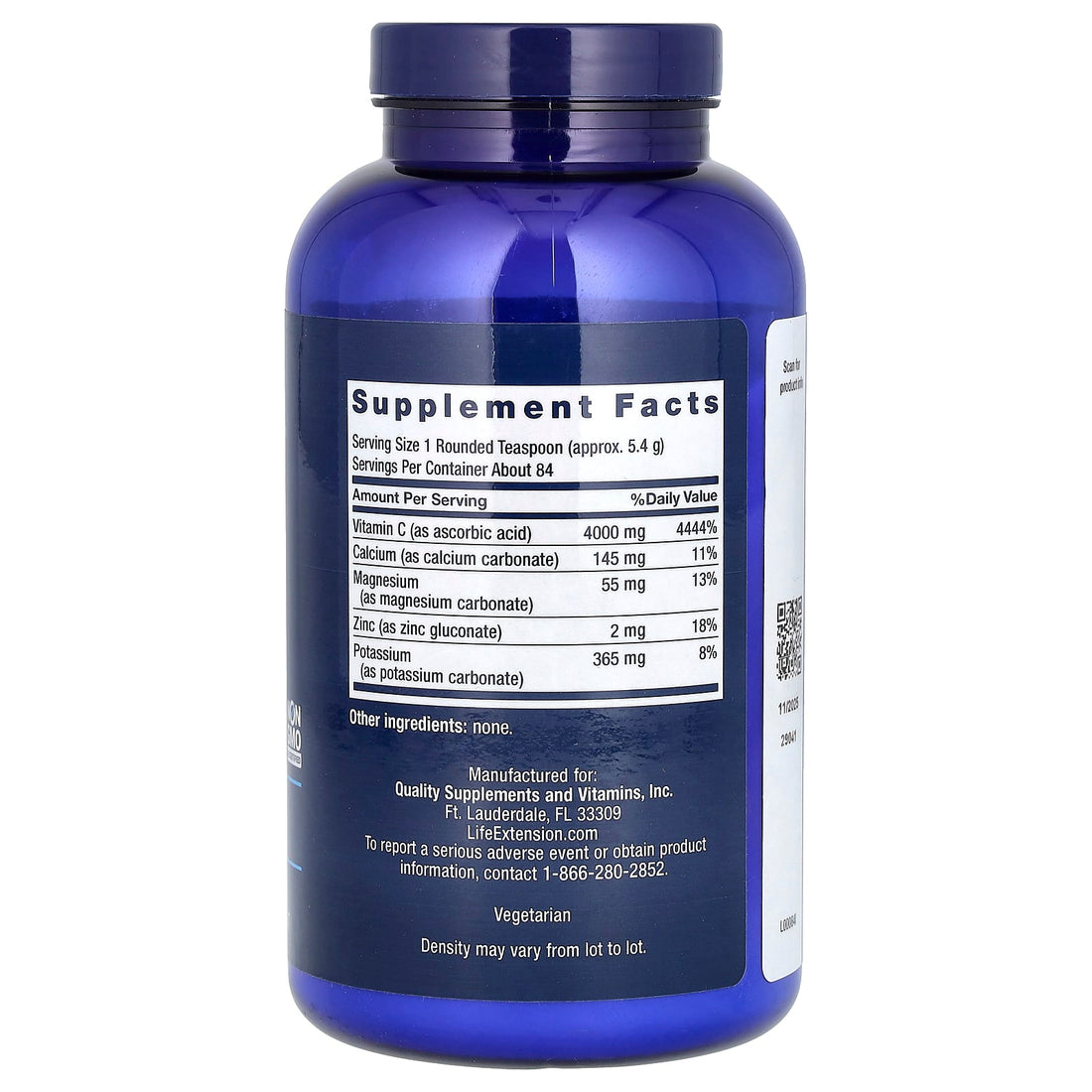 Buffered Vitamin C Powder, 1 lb (454 g)