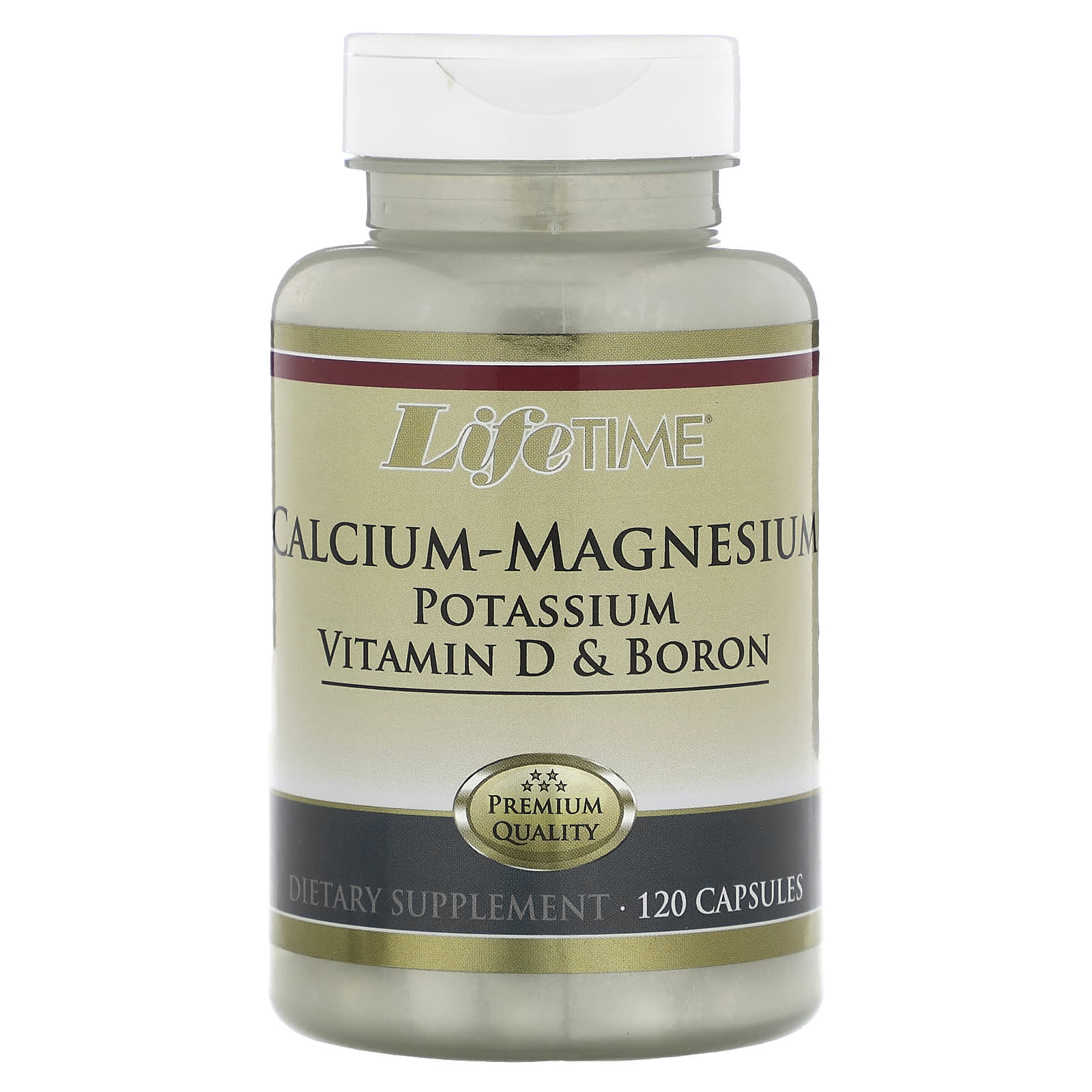 Calcium-Magnesium, Potassium, Vitamin D & Boron, 120 Capsules