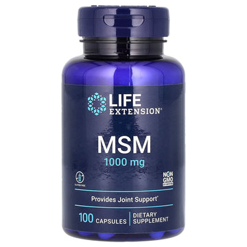 MSM, 3,000 mg, 100 Capsules (1,000 mg per Capsule)