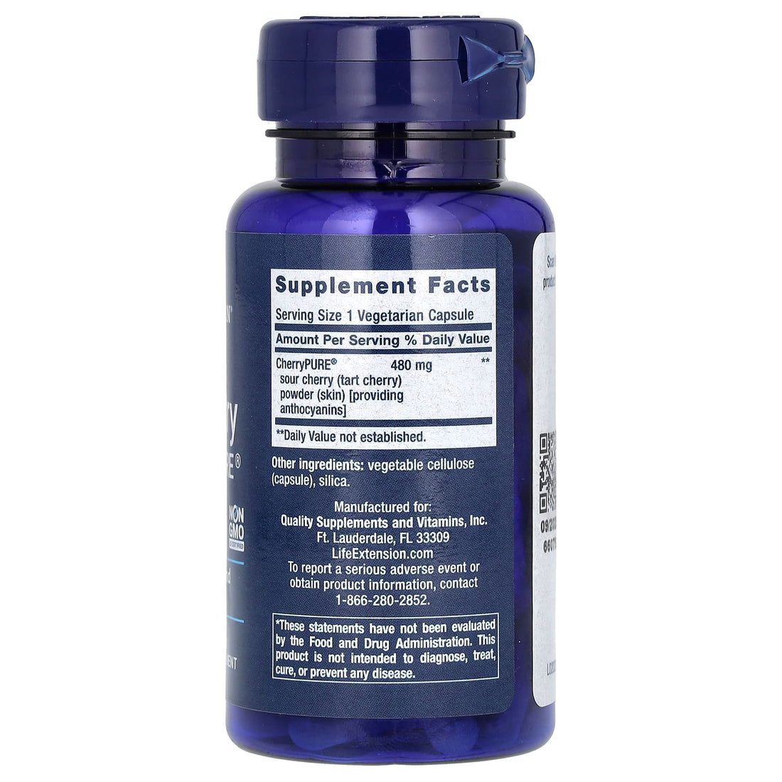 Tart Cherry with CherryPURE, 60 Vegetarian Capsules