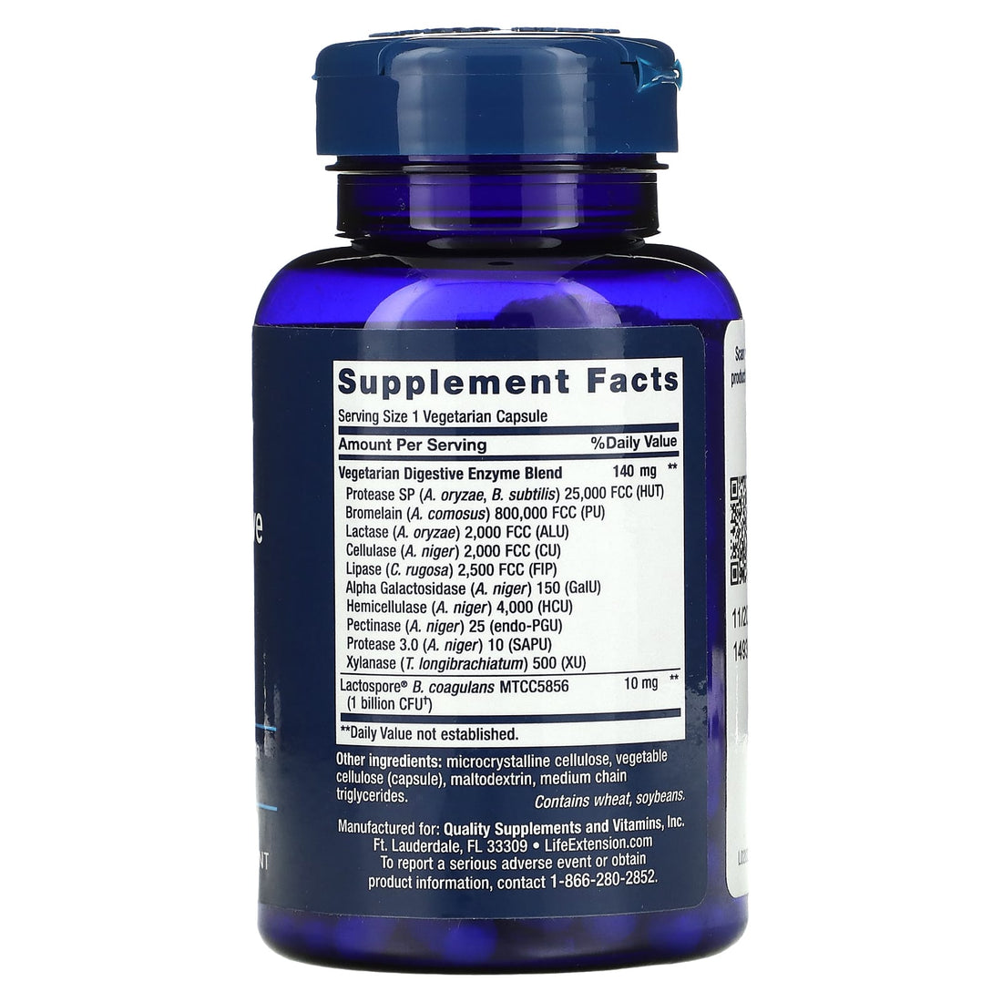 Enhanced Super Digestive Enzymes and Probiotics, 60 Vegetarian Capsules